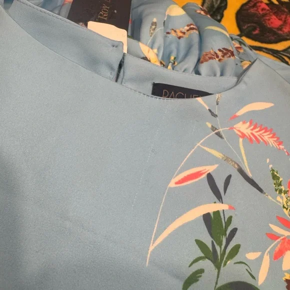 RACHEL Rachel Roy Floral Blue Dress - Picture 11 of 11